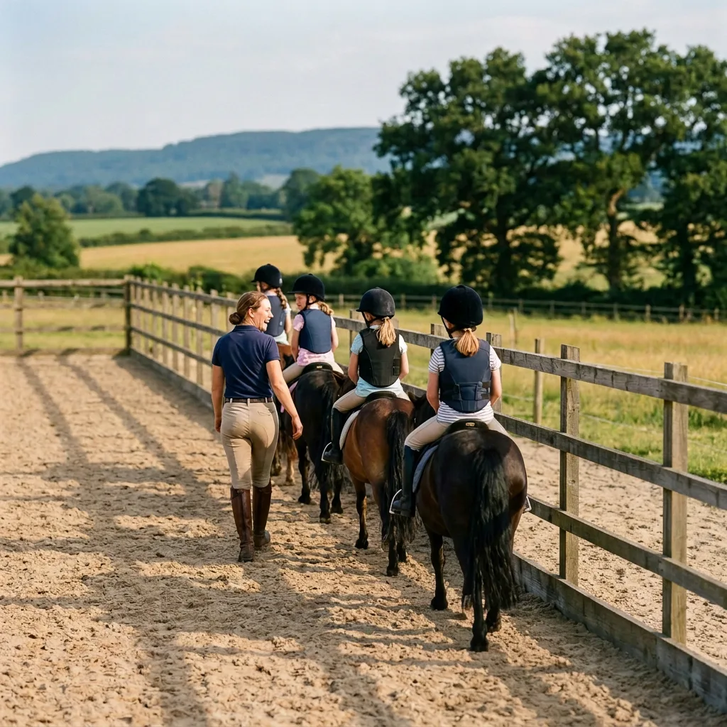 Cours de poney à Clansayes, Drôme